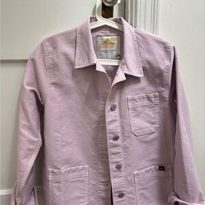 NWT Le Mont St Michel Work Jacket, Lilac, size 38